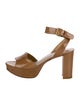 Stuart Weitzman Patent Leather Sandals