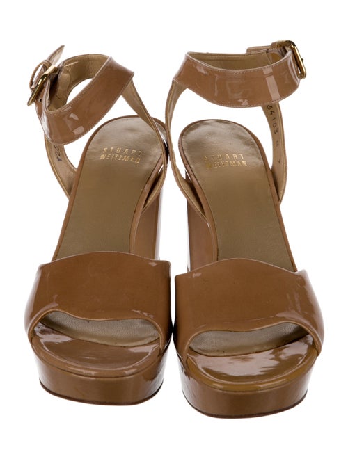 Stuart Weitzman Patent Leather Sandals