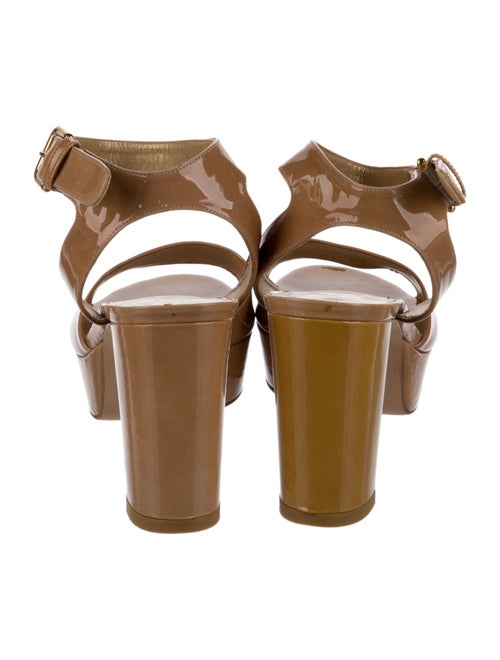 Stuart Weitzman Patent Leather Sandals