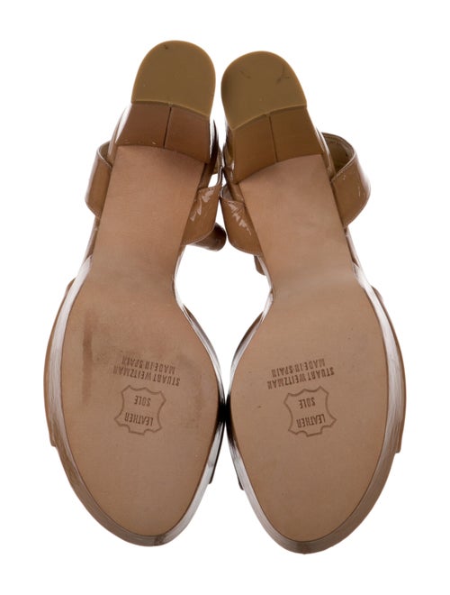 Stuart Weitzman Patent Leather Sandals