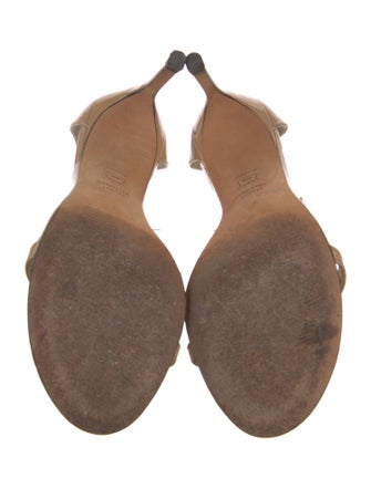 Stuart Weitzman Patent Leather Sandals