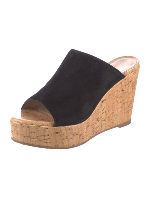 Stuart Weitzman Suede Slides