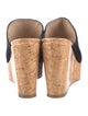 Stuart Weitzman Suede Slides