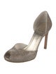 Stuart Weitzman Glitter Glitter Accents D'Orsay Pumps