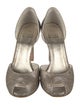Stuart Weitzman Glitter Glitter Accents D'Orsay Pumps
