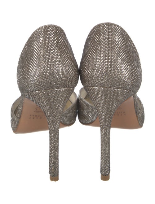 Stuart Weitzman Glitter Glitter Accents D'Orsay Pumps