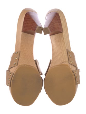 Stuart Weitzman Leather Slides
