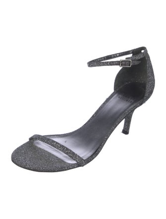 Stuart Weitzman Glitter Glitter Accents Sandals