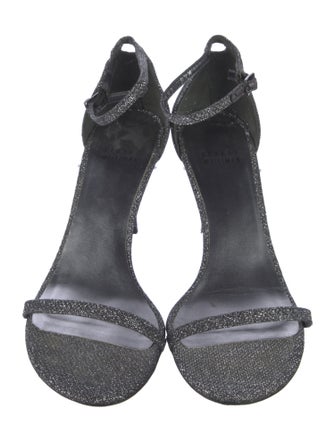 Stuart Weitzman Glitter Glitter Accents Sandals