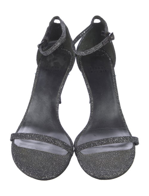 Stuart Weitzman Glitter Glitter Accents Sandals