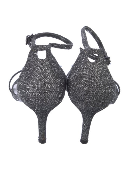 Stuart Weitzman Glitter Glitter Accents Sandals