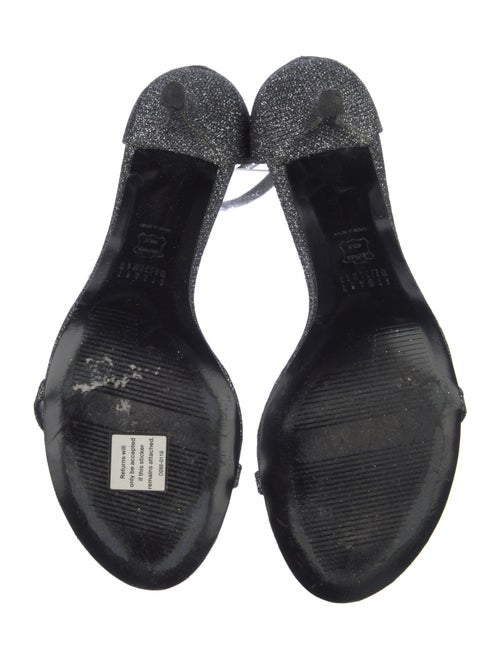 Stuart Weitzman Glitter Glitter Accents Sandals