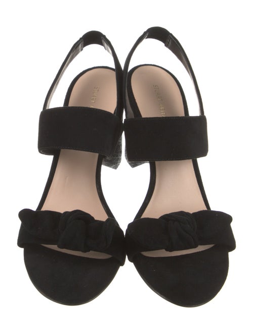 Stuart Weitzman Suede Slingback Sandals