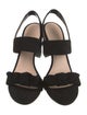Stuart Weitzman Suede Slingback Sandals