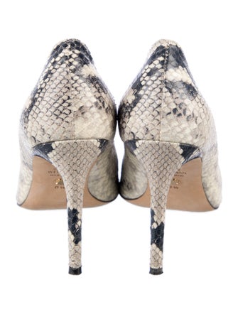 Stuart Weitzman Leather Animal Print Pumps