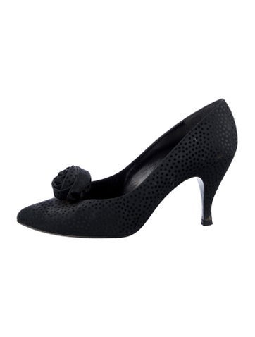 Stuart Weitzman Pumps Lace Trim Embellishment US 8 |