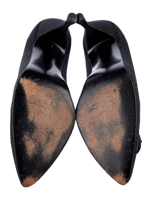 Stuart Weitzman Lace Trim Embellishment Pumps