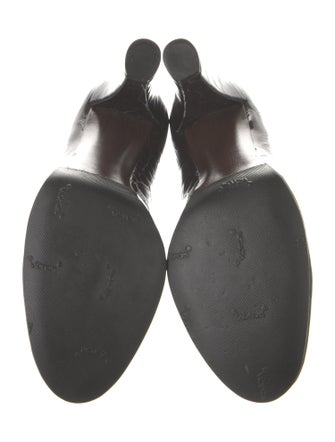 Stuart Weitzman Patent Leather Bow Accents Pumps