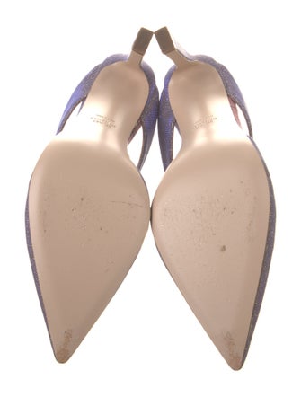 Stuart Weitzman Glitter Glitter Accents Mules