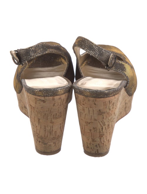 Stuart Weitzman Glitter Glitter Accents Slingback Sandals