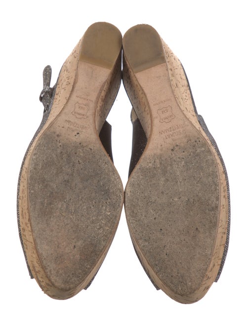 Stuart Weitzman Glitter Glitter Accents Slingback Sandals