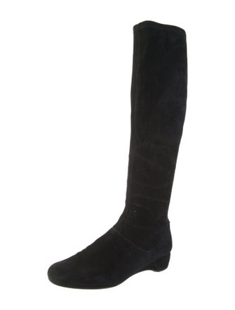 Stuart Weitzman Suede Sock Boots