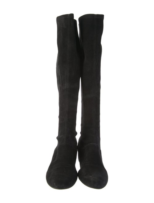 Stuart Weitzman Suede Sock Boots