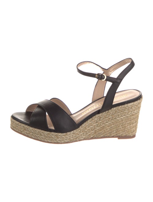 Stuart Weitzman Leather Espadrilles