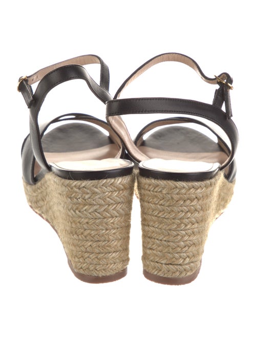 Stuart Weitzman Leather Espadrilles