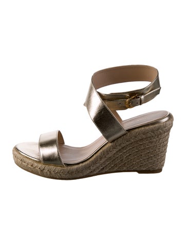 Stuart Weitzman Sandals Leather Espadrilles 7