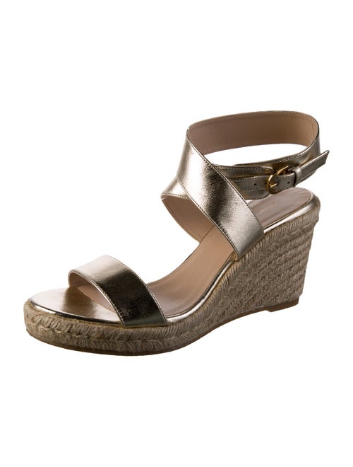 Stuart Weitzman Leather Espadrilles