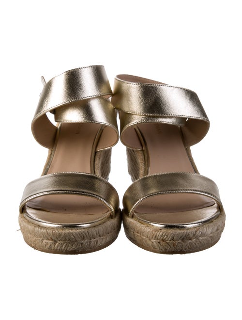 Stuart Weitzman Leather Espadrilles
