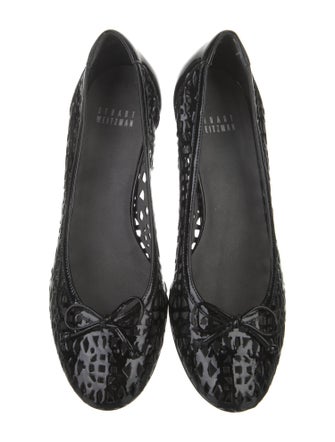 Stuart Weitzman Patent Leather Printed Pumps