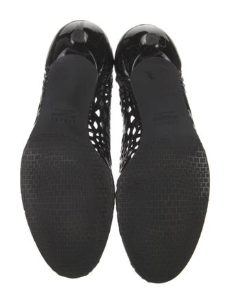 Stuart Weitzman Patent Leather Printed Pumps