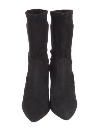 Stuart Weitzman Suede Sock Boots