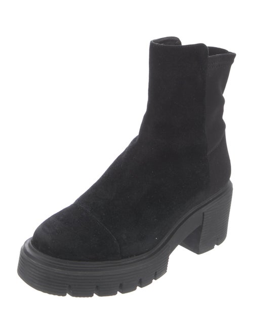 Stuart Weitzman Suede Combat Boots
