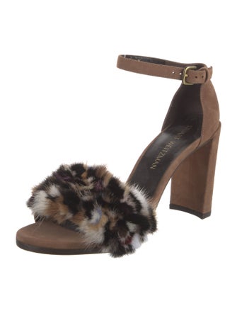 Stuart Weitzman Suede Sandals