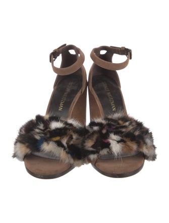 Stuart Weitzman Suede Sandals