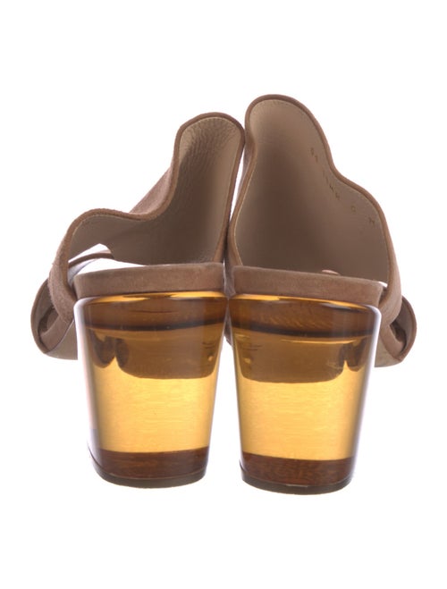 Stuart Weitzman Suede Slides