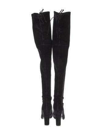 Stuart Weitzman Velvet Boots