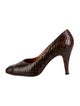Stuart Weitzman Snakeskin Animal Print Pumps