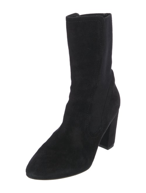 Stuart Weitzman Suede Sock Boots