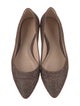Stuart Weitzman Glitter Accents Ballet Flats
