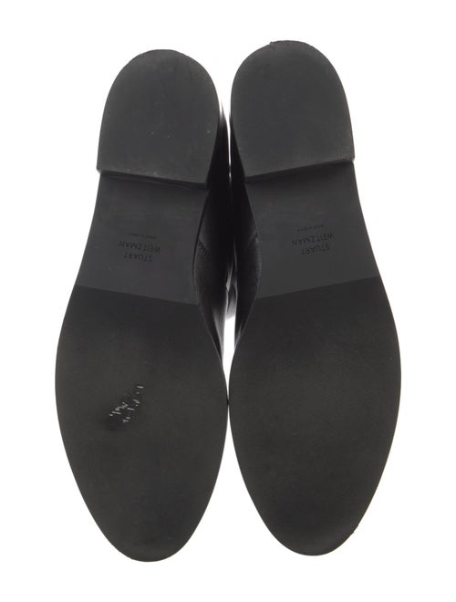 Stuart Weitzman Leather Lace-Up Boots