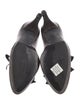Stuart Weitzman Leather Bow Accents Pumps