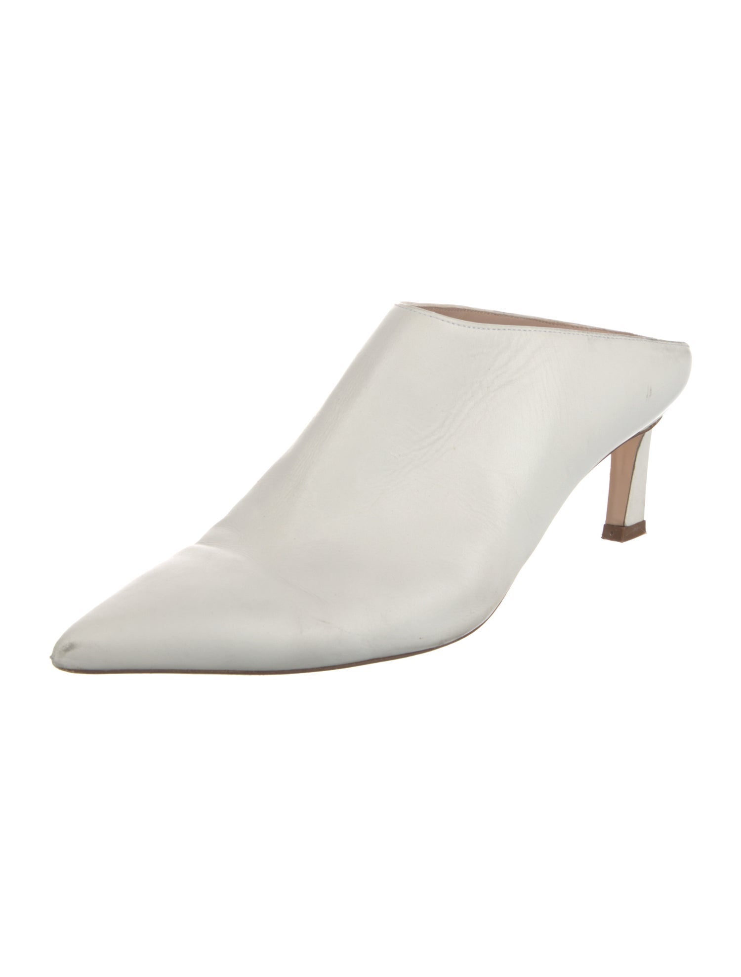 Stuart Weitzman Leather Mules