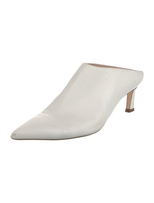 Stuart Weitzman Leather Mules