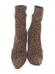 Stuart Weitzman Suede Animal Print Boots