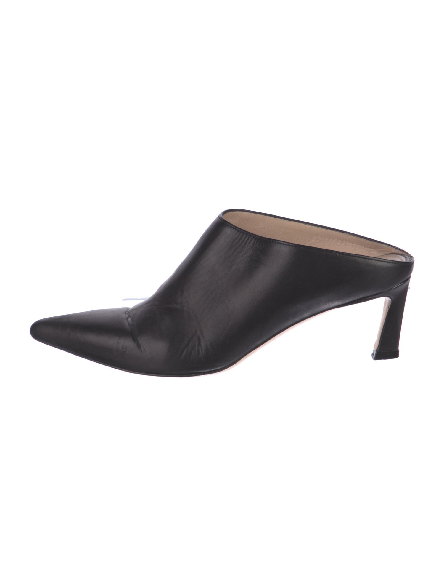 Stuart Weitzman Leather Mules