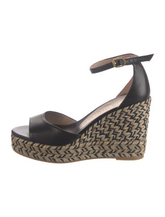 Stuart Weitzman Leather Espadrilles